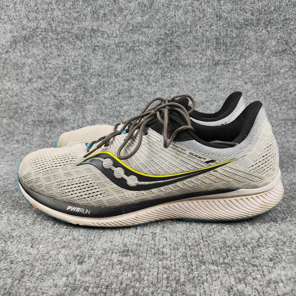 Saucony Guide 14 Shoes Mens Size 12 Gray Blue Running Sneakers S20654-55
